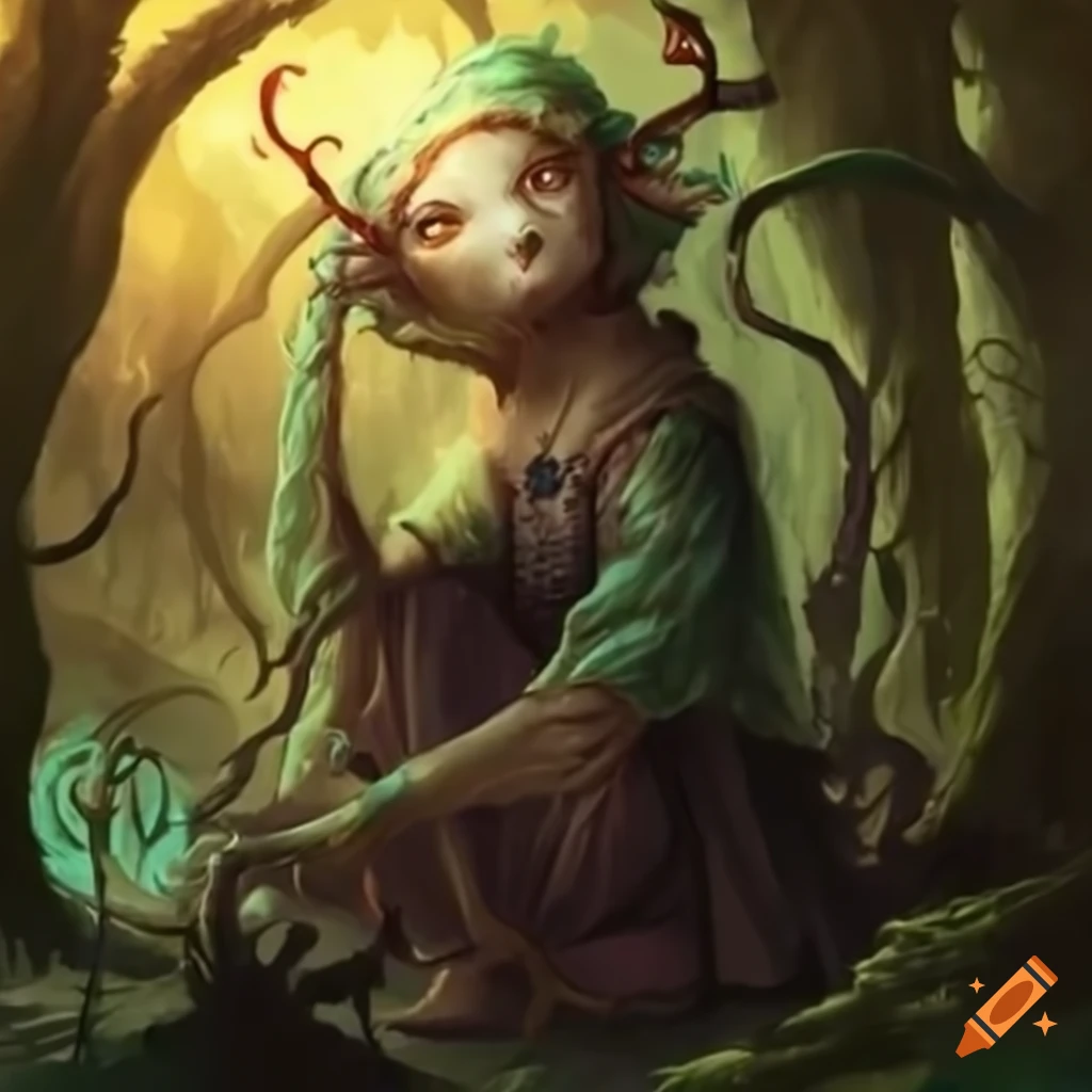Tea Faerie in a Dungeons and Dragons game creature concept