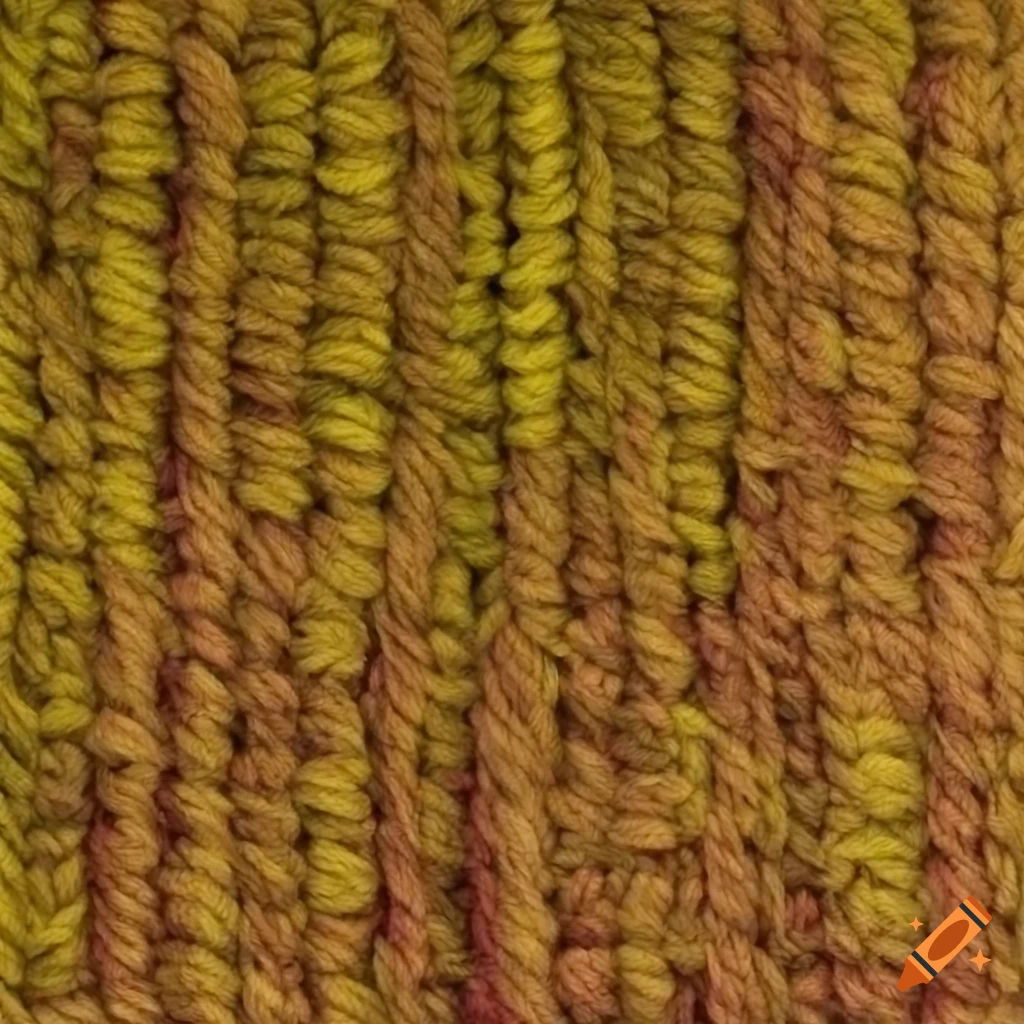 Moss stitch two colors knitting pattern