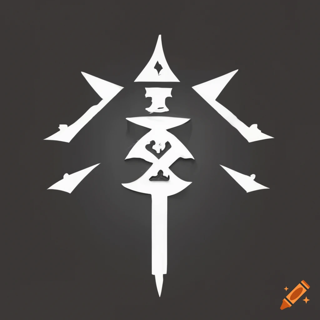 Minimalist Mandate of Heaven logo in 2D