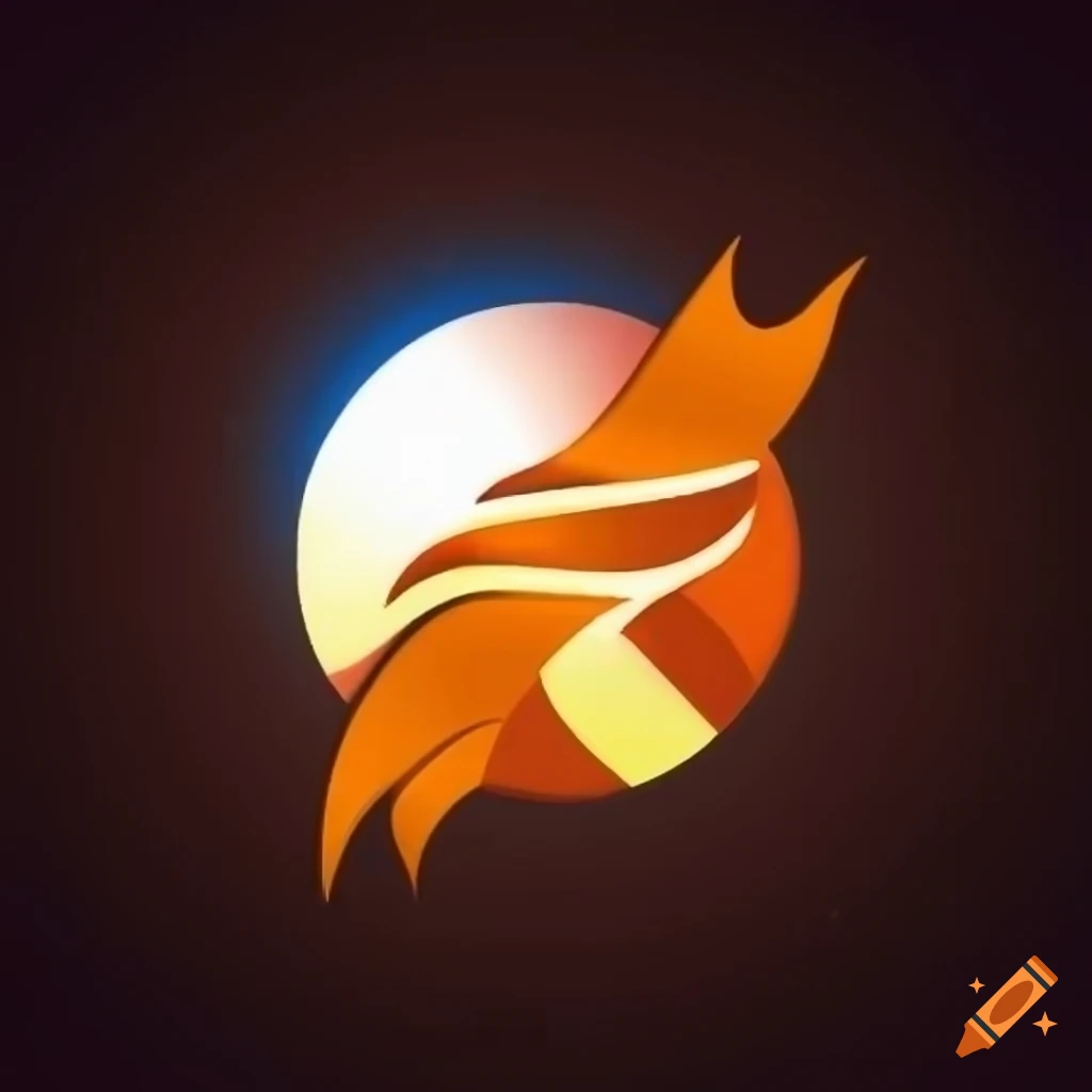 Minimalist Mandate of Heaven logo in 2D design