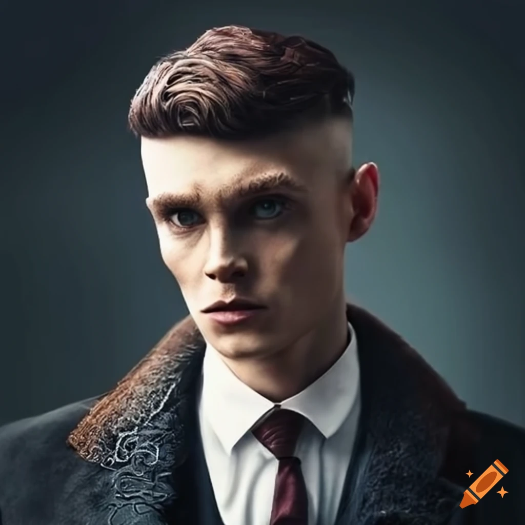 Male elf in peaky blinders style outfit