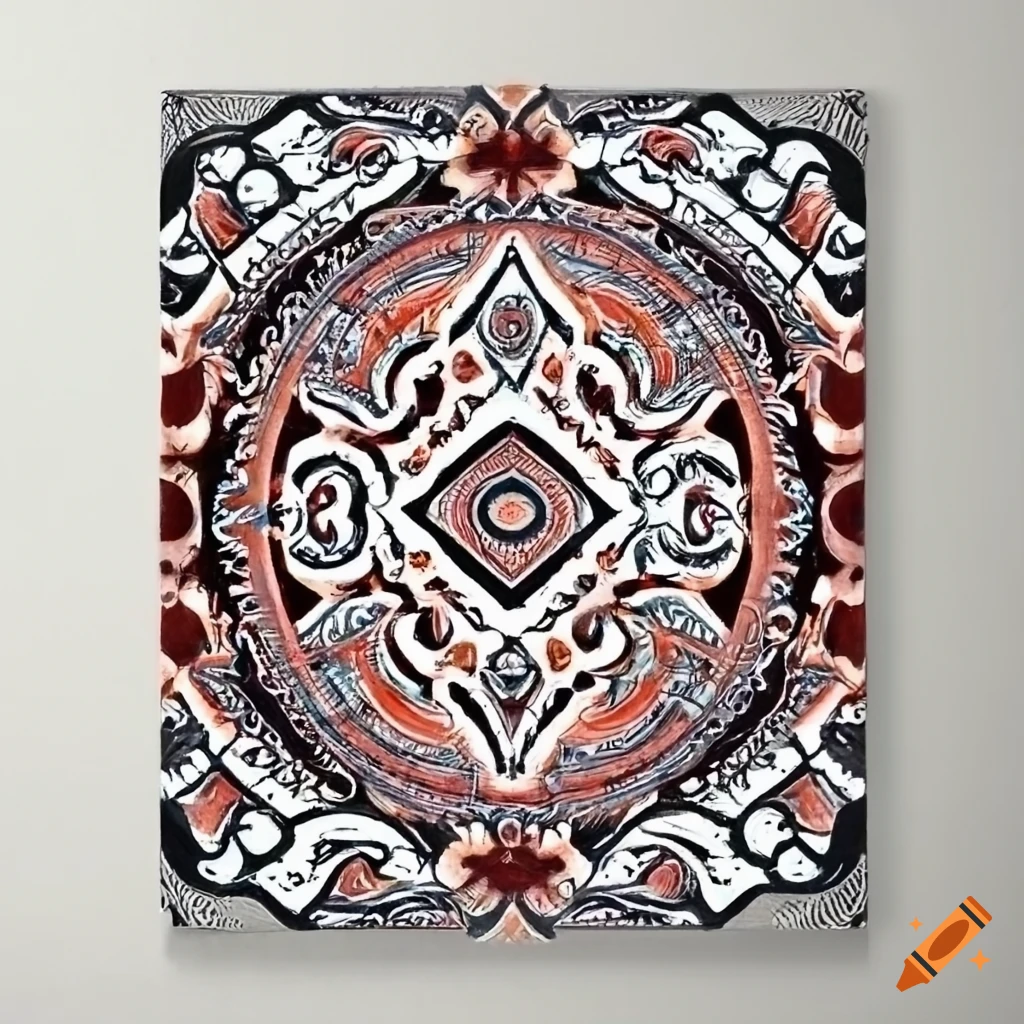 Tribal design on paper