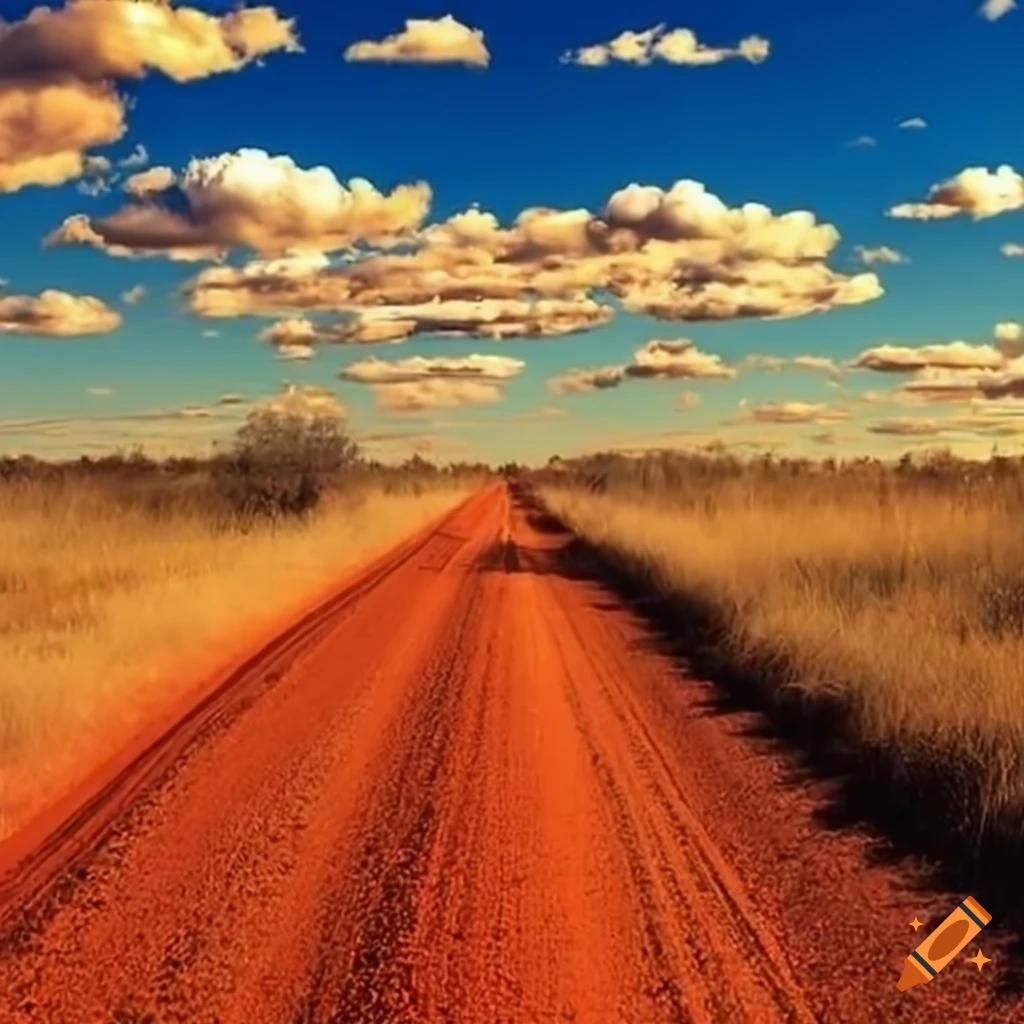 Oklahoma red dirt road