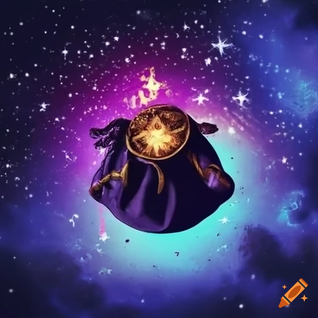 Witchy bag filled with star dust
