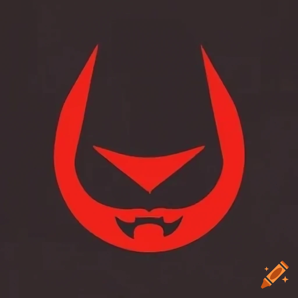 Evil boot logo in 2D design
