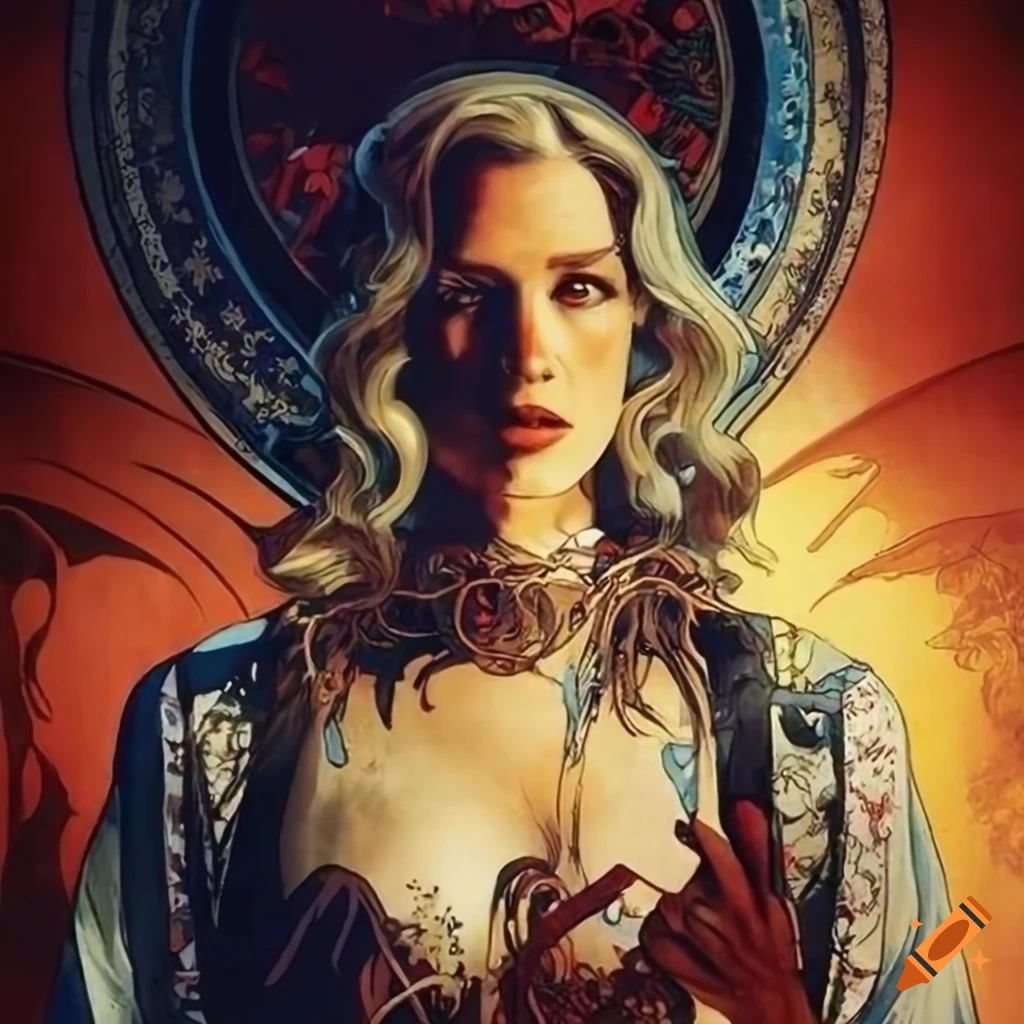 Formula 1 vampire movie still poster inspired by various artists