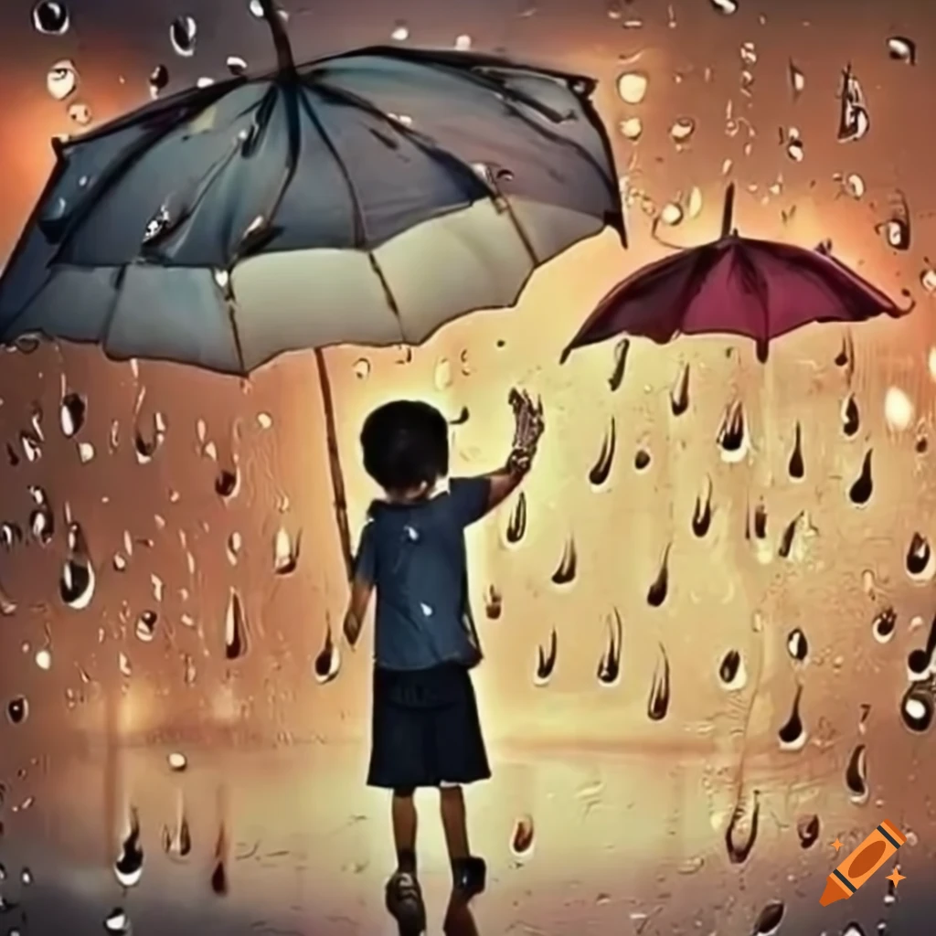 Rainy day vibes for a boy's Whatsapp DP