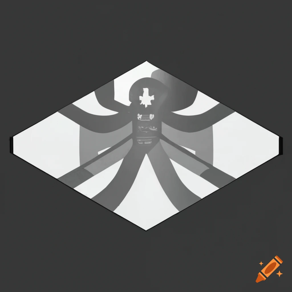 Minimalist Mandate of Heaven logo in 2D