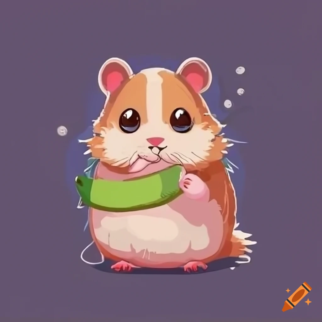 Russian term for hamster, a cute small pet animal