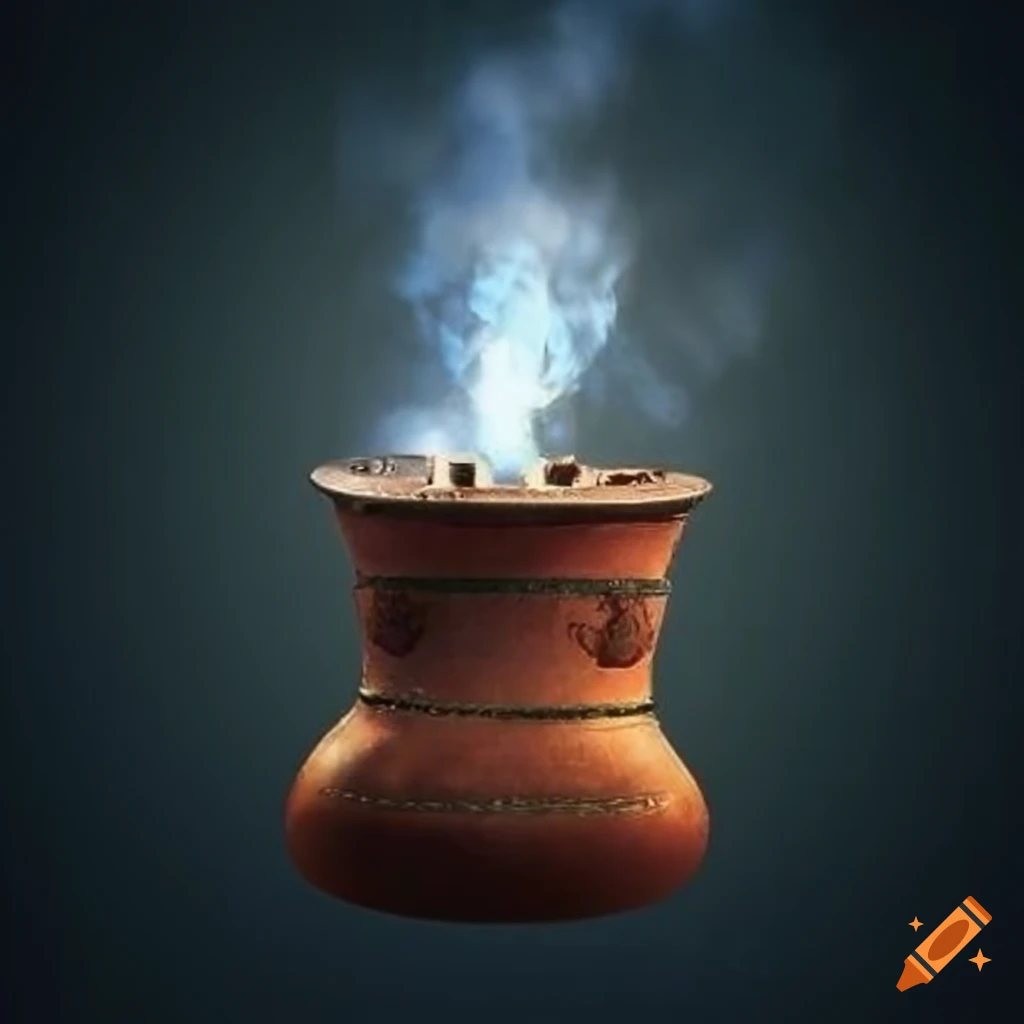 Ancient smelting pot for gold or silver from Biblical times