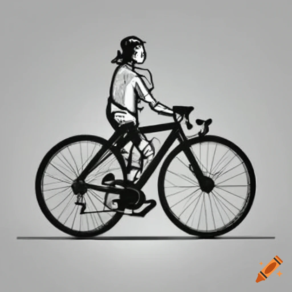 Gráfica de ciclista en MRU con velocidad de 36km/h
