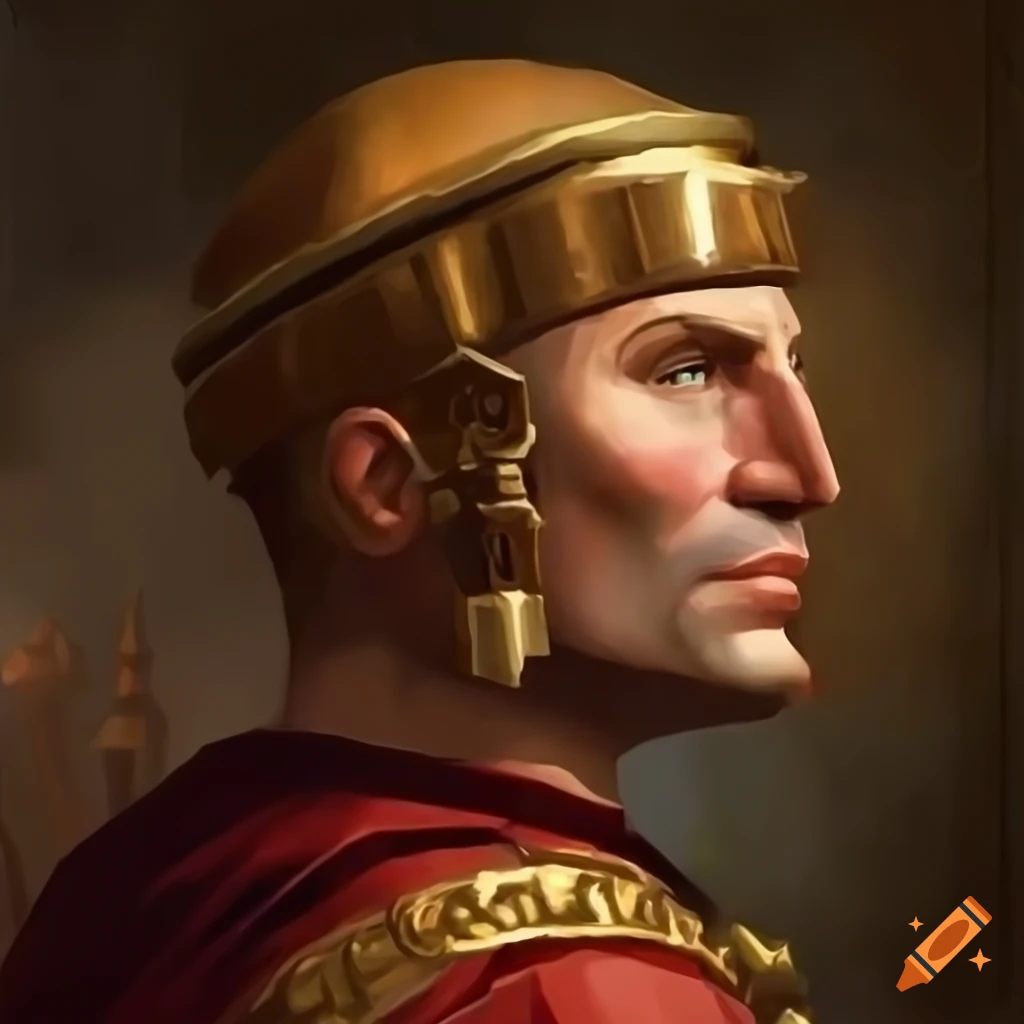 Team Fortress 2 Heavy portrayed as a Roman Emperor in a Renaissance painting