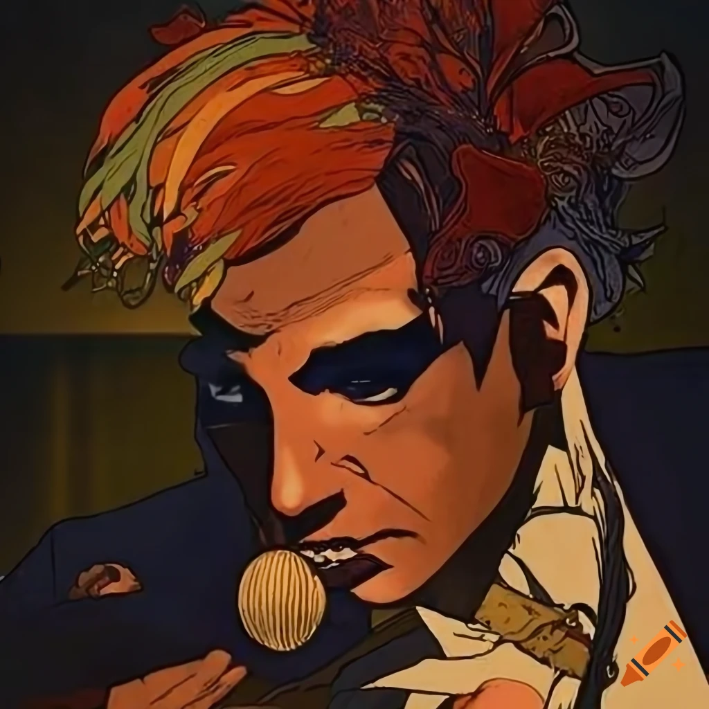 Propaganda poster homage to Batman villain with various artist styles