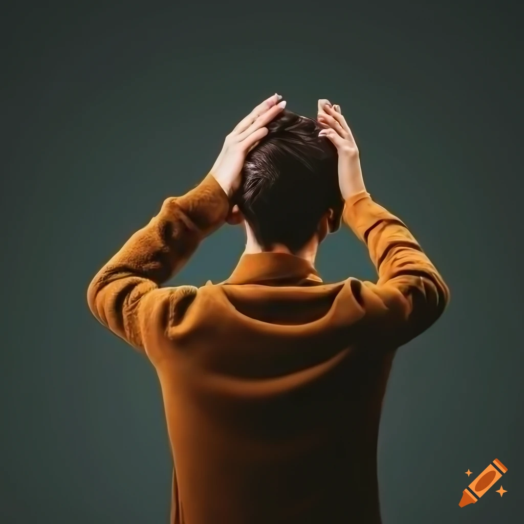 Person stressed and covering ears due to loud noise