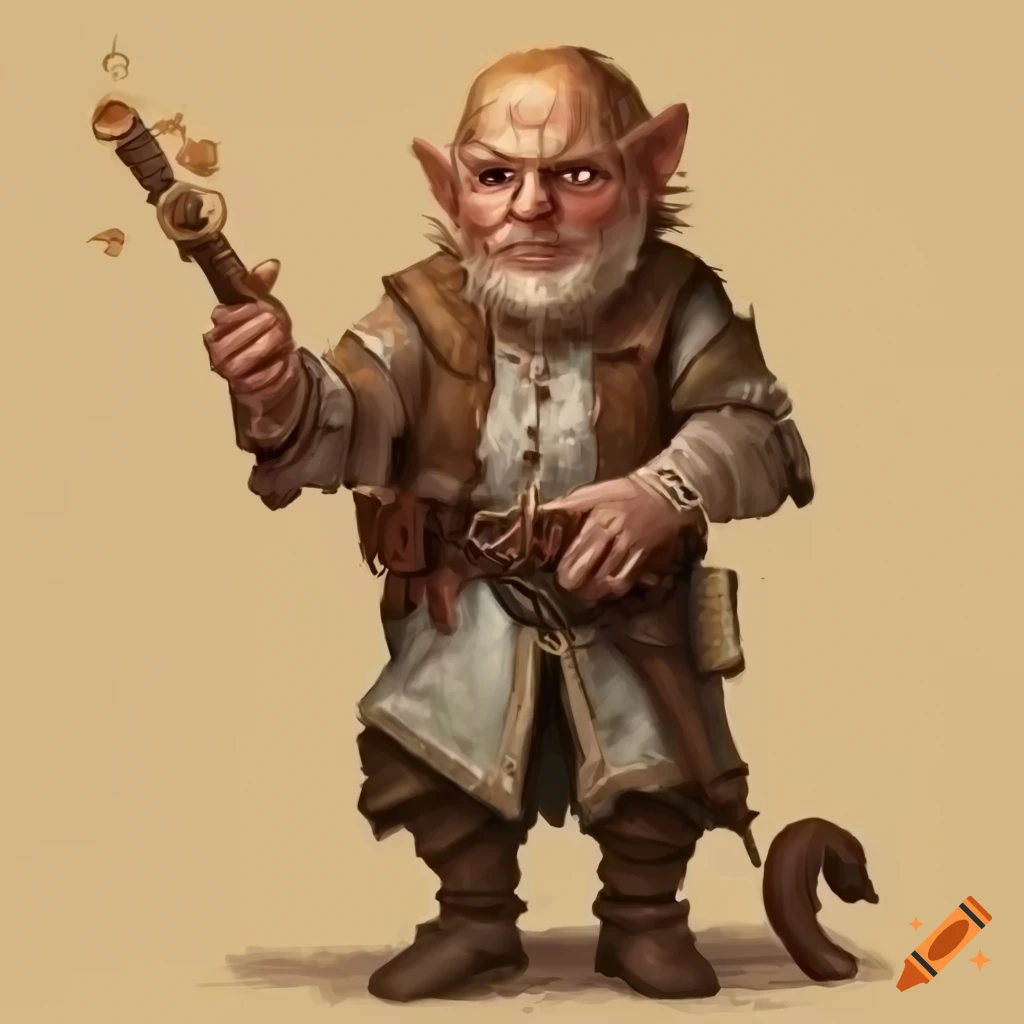 Old halfling cartographer