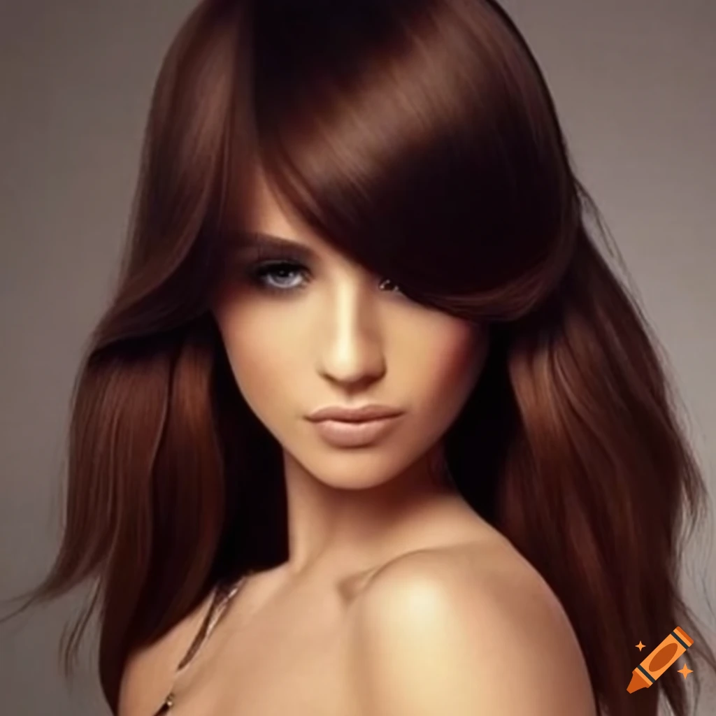 Sleek and elegant avant-garde brunette hairstyles