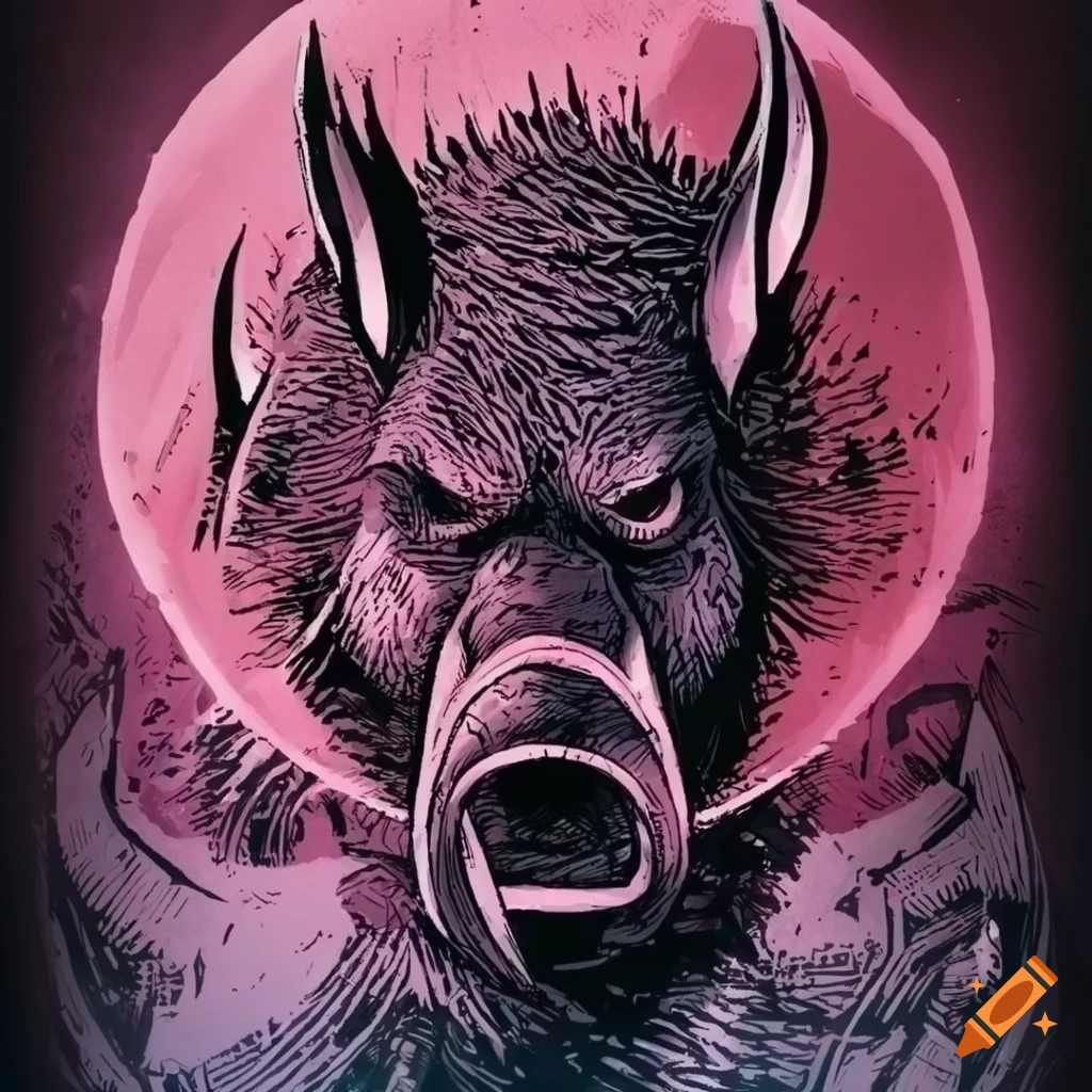 Glass Woodblock Batman villain mesmerizing