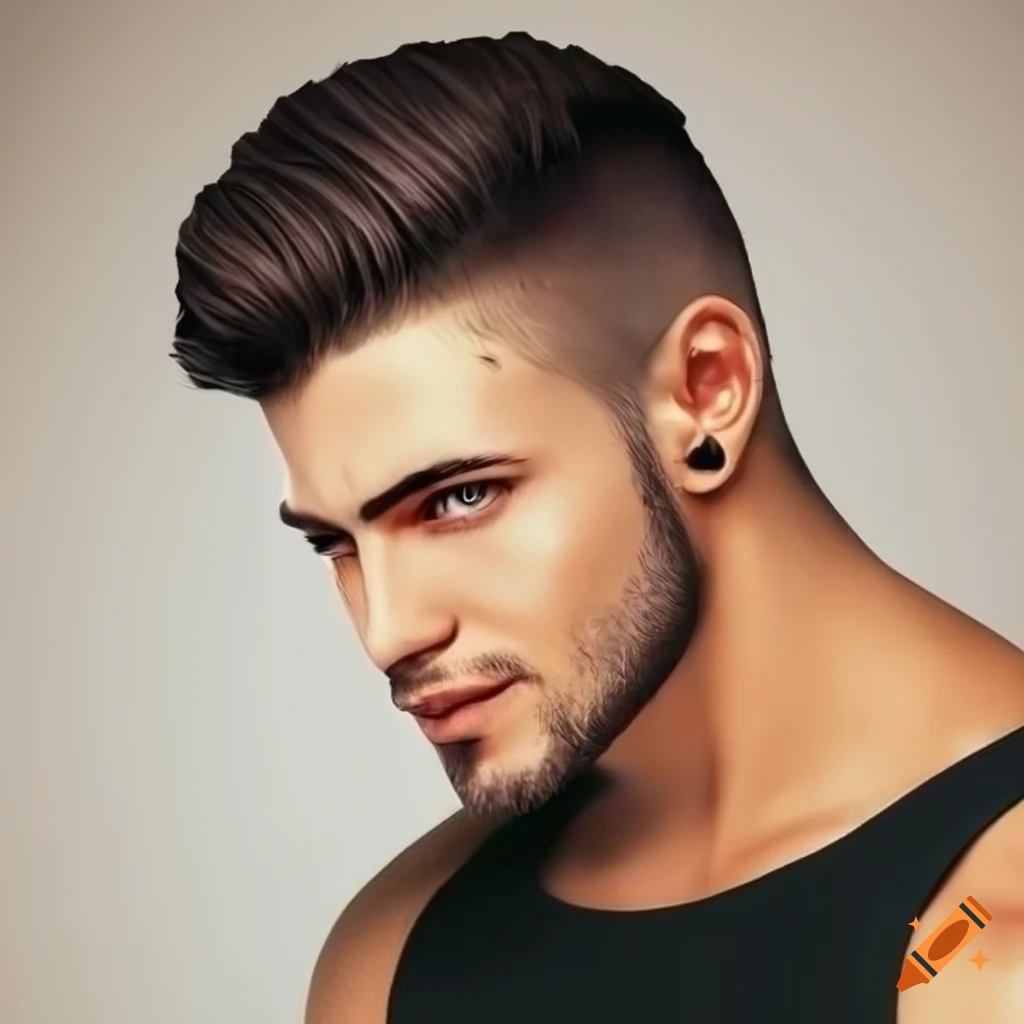 Fashionable profile image for Maximus with classic hairstyle and modern attire