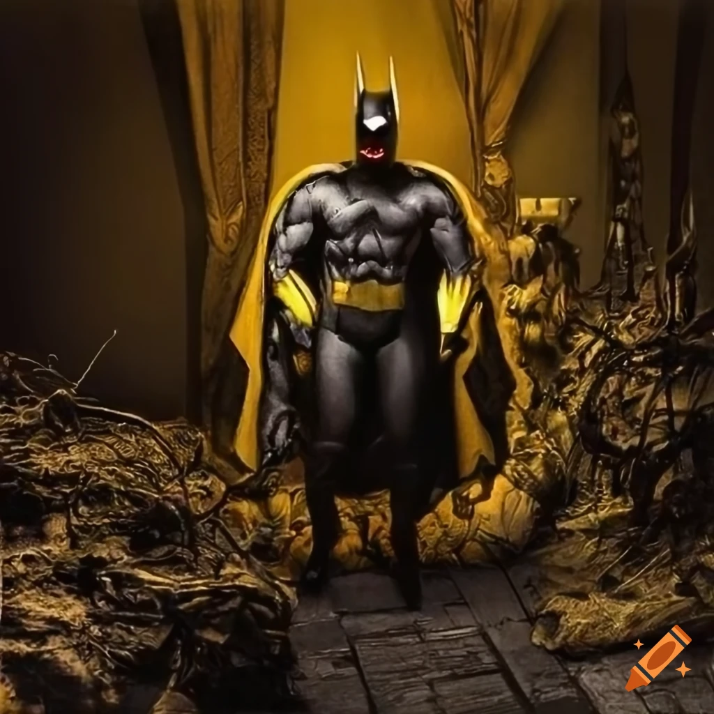 Artwork of a Batman villain by Norman Rockwell