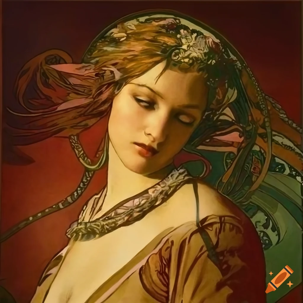 Artistic mashup referencing James Gurney, Norman Rockwell, Alphonse Mucha, Bernini, Fritz Thaulow, travel posters, propaganda, and Zatoichi in Triforce style