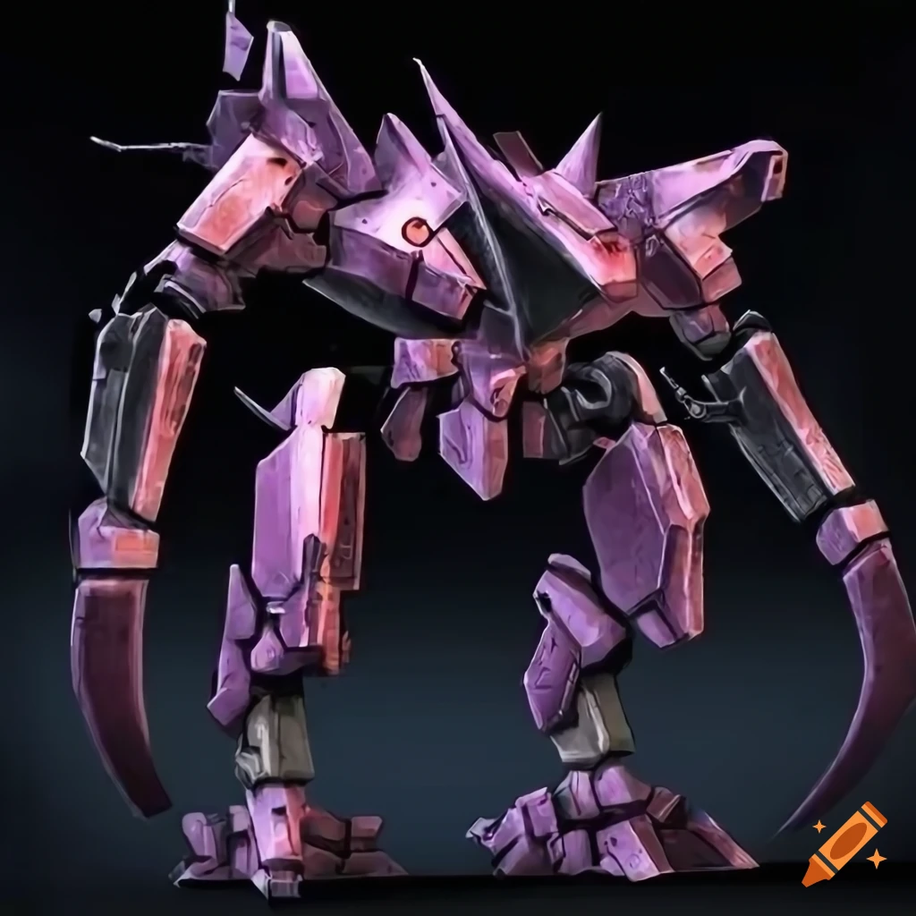 Armored Core with a Cheshire Cat theme