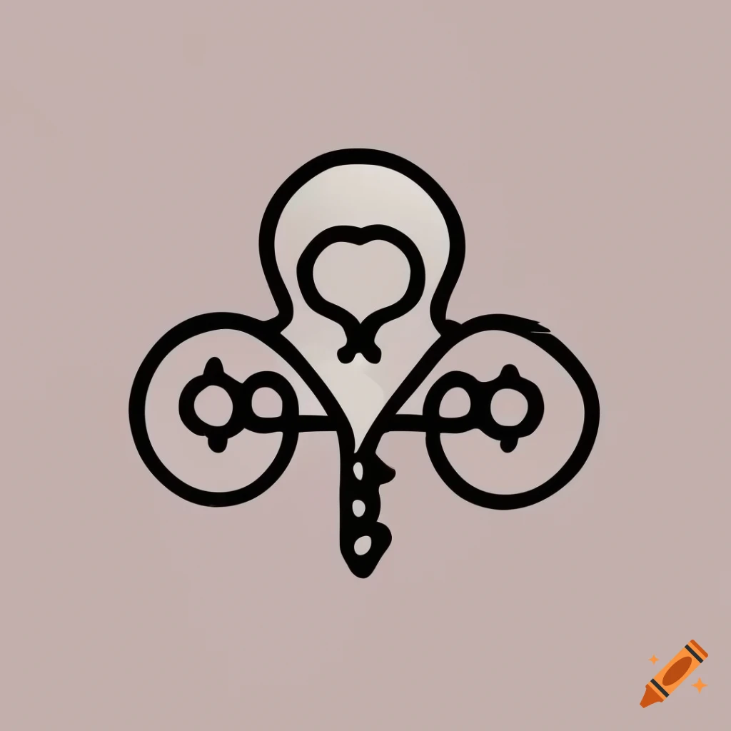 Vector art of an escape room puzzle with a key