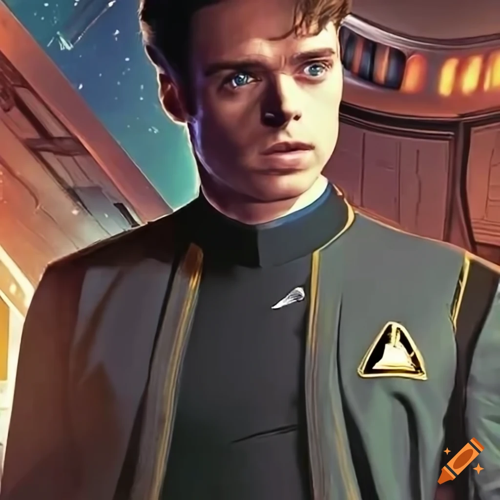 James Spader and Richard Madden portrayed as best friends in Star Trek Discovery movie poster artwork