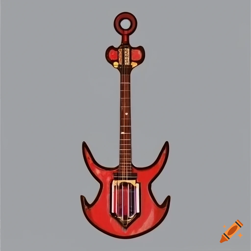 Anchor guitar design in 2D