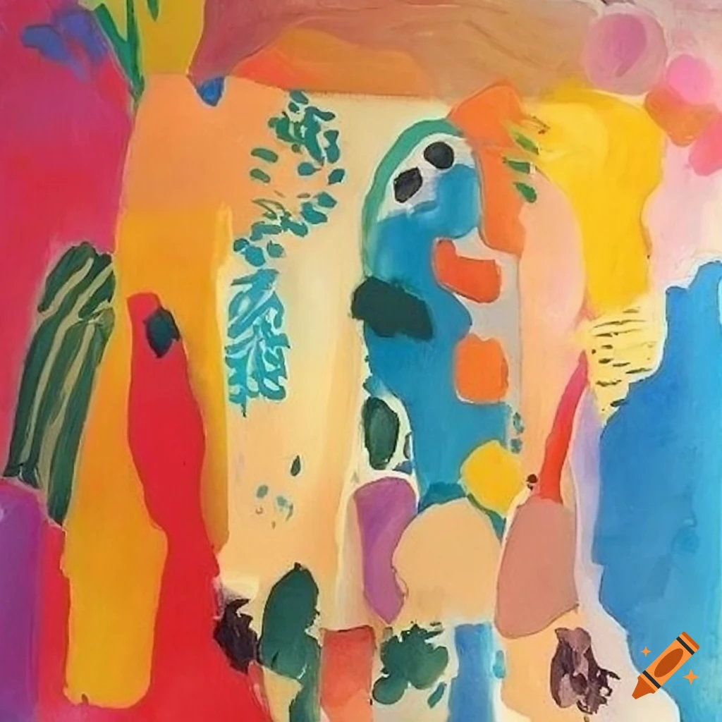 Bridlington art collaboration by Florence Hutchings, Rose Wylie, Matisse, and George Braque