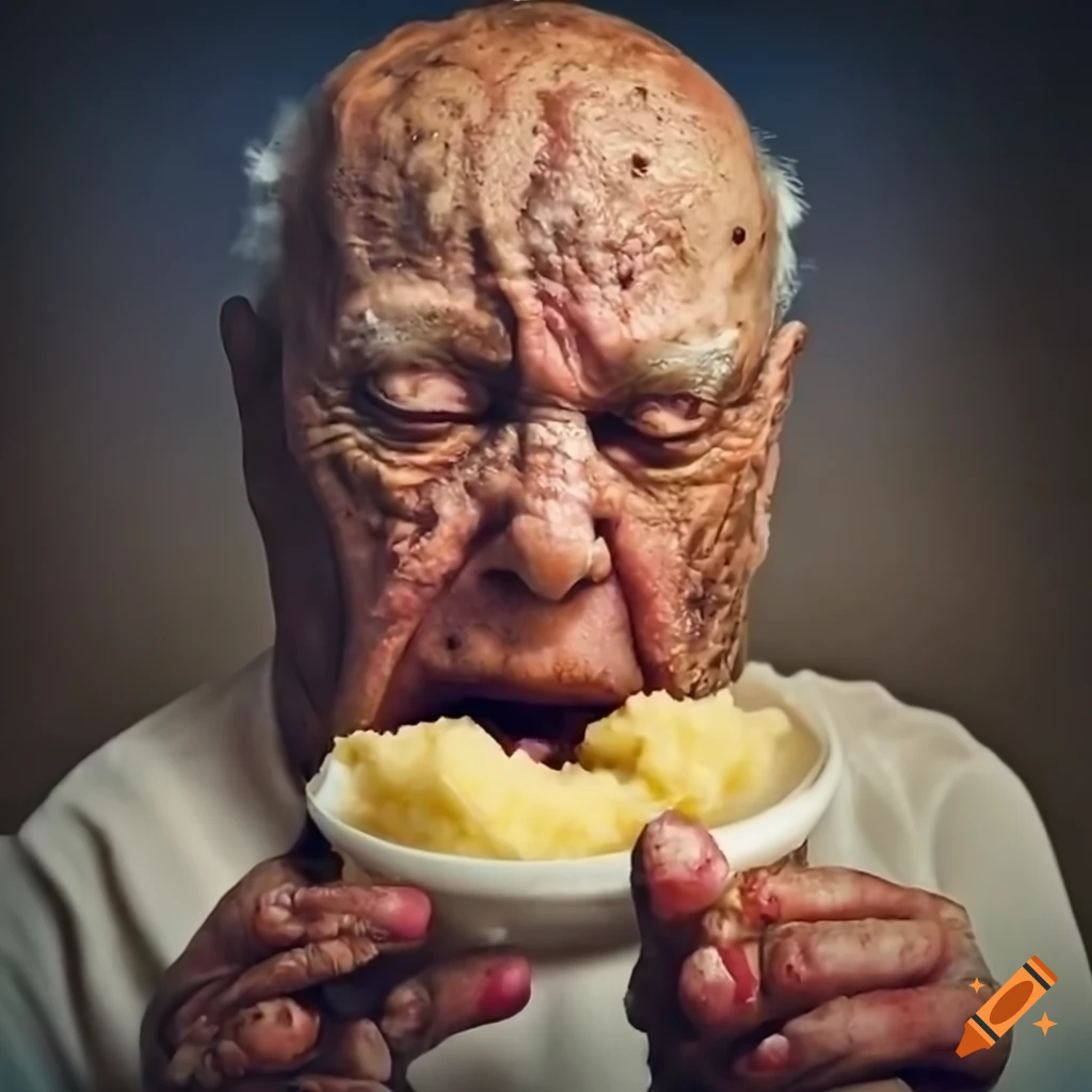 Man Eating Mashed Potatoes And Gravy In A Messy Manner On Craiyon man-eating-mashed-potatoes-and-gravy-in-a-messy-manner-on-craiyon