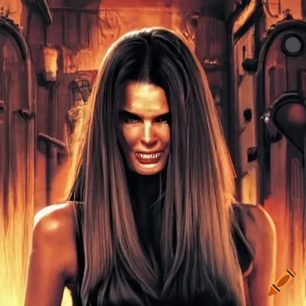 H.r. giger's hair-raiser horror-comedy movie poster on Craiyon