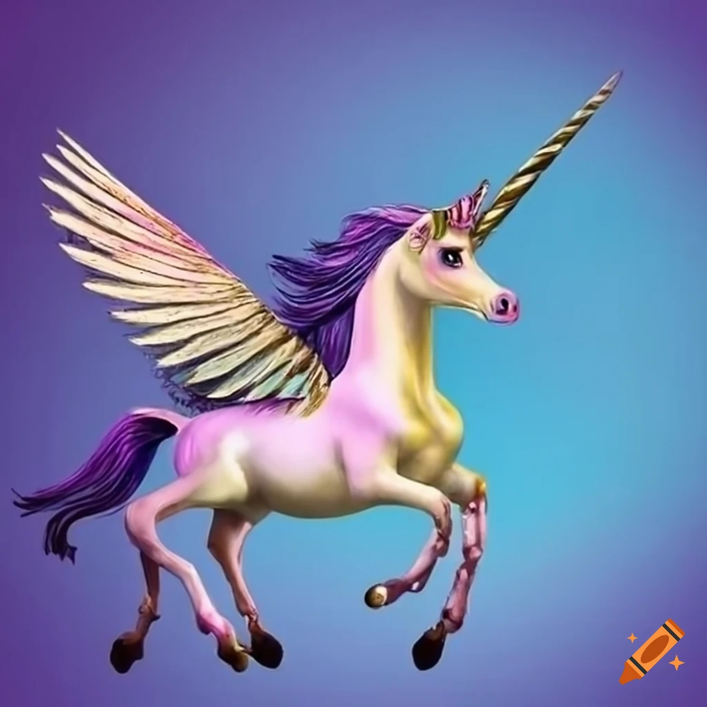 Flying unicorn