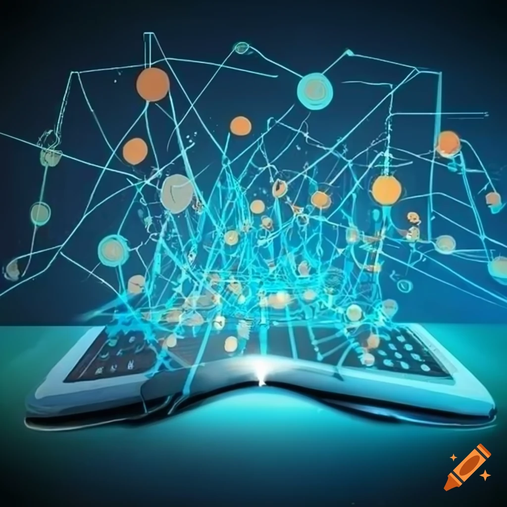 Illustration of interconnected websites