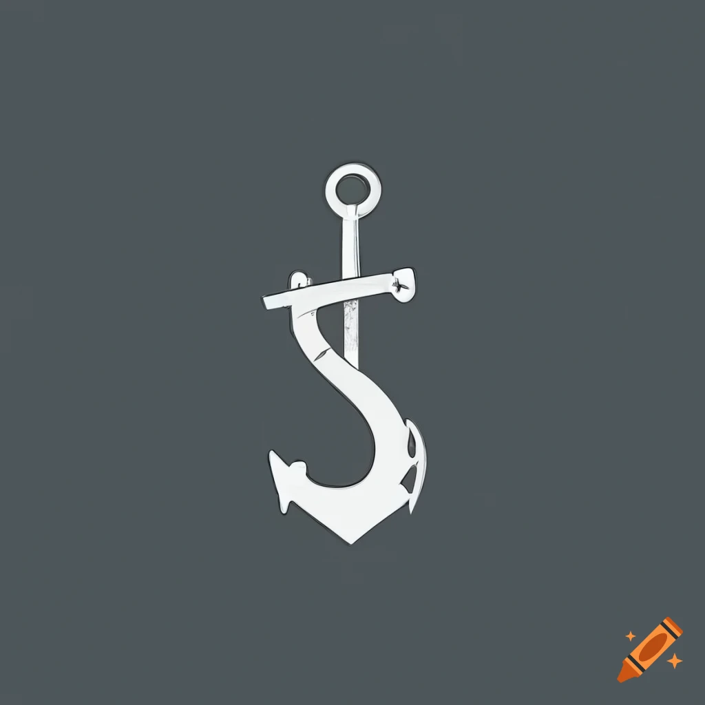 2D Anchor Guitar Logo