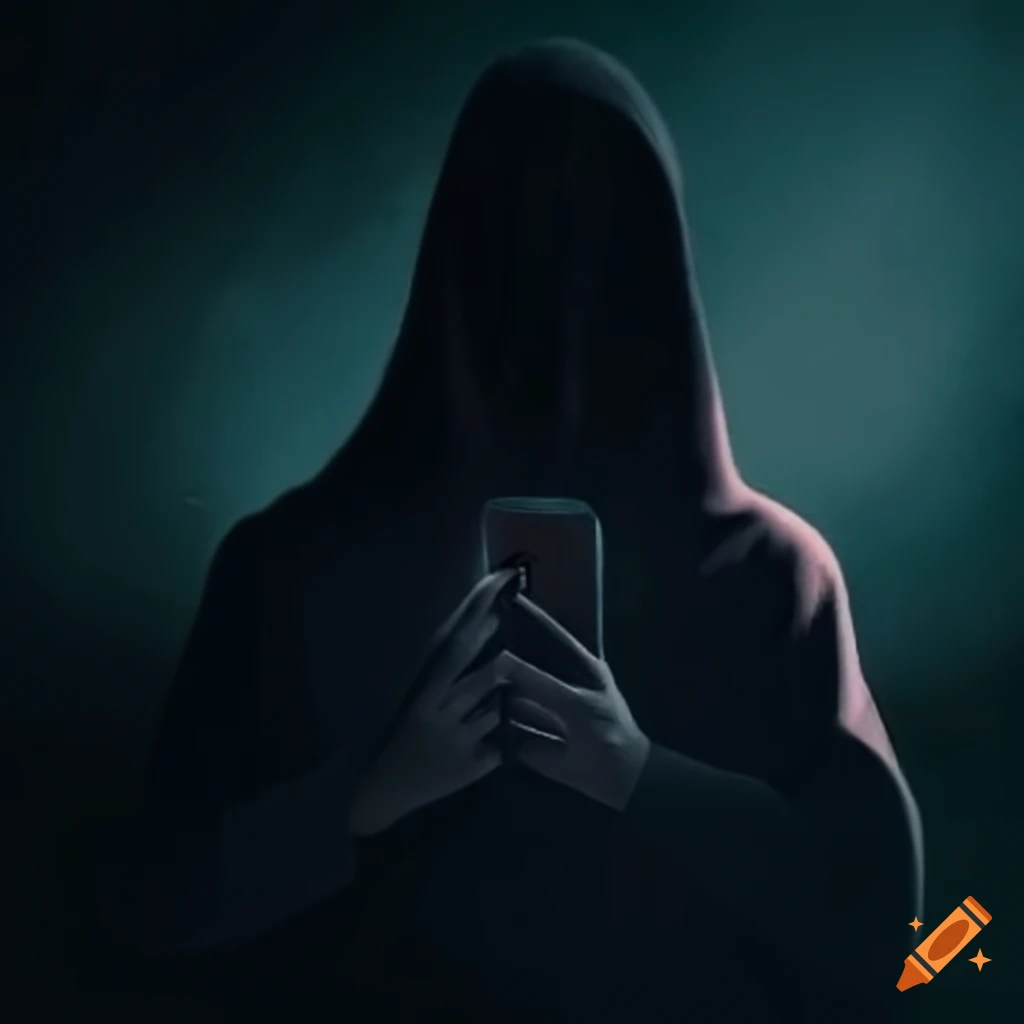 Profile picture with TT text in a spooky dark theme