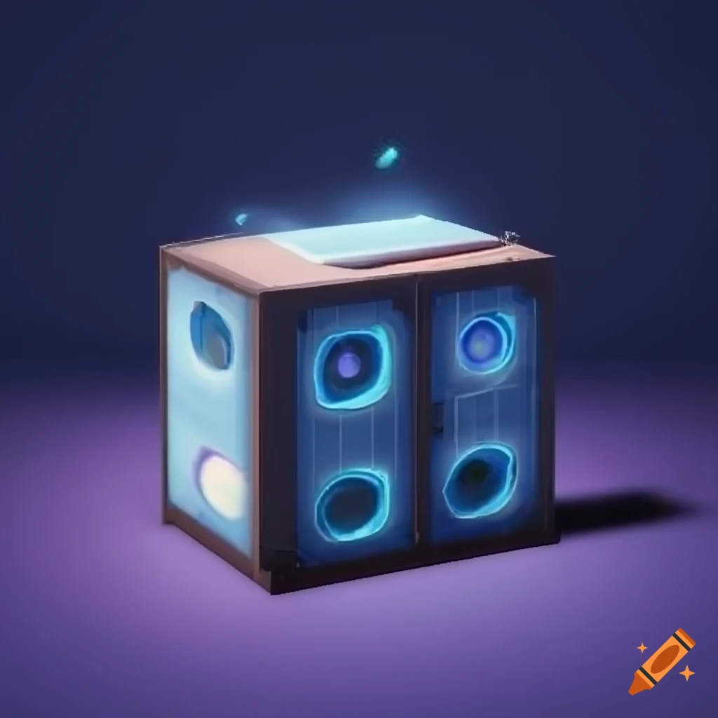 Simple 2D Crate for space game design