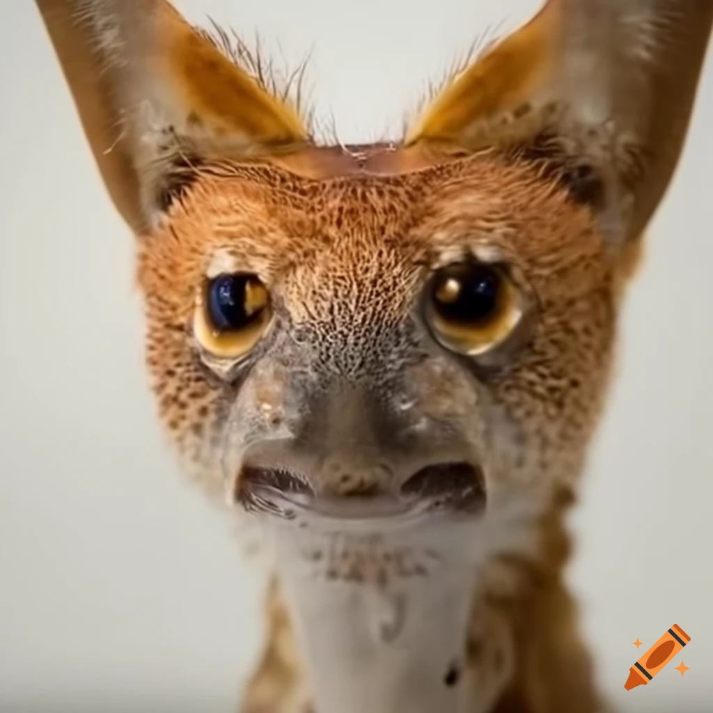 Evolved animal from a filter coffee machine in 16k resolution