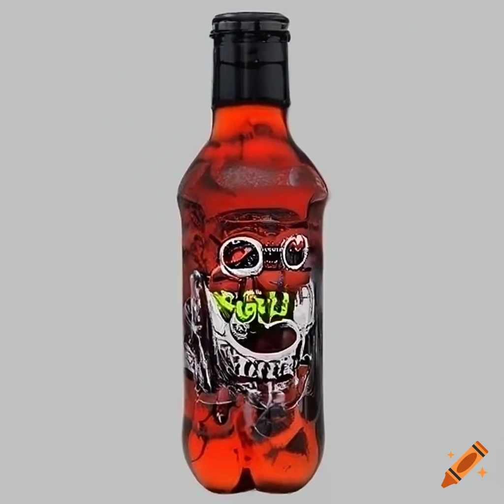 Nightmare-flavored soda bottle