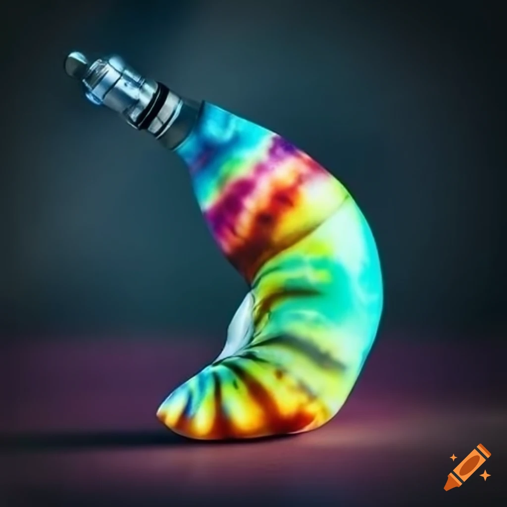 Colorful tie dye snail design vaporizer