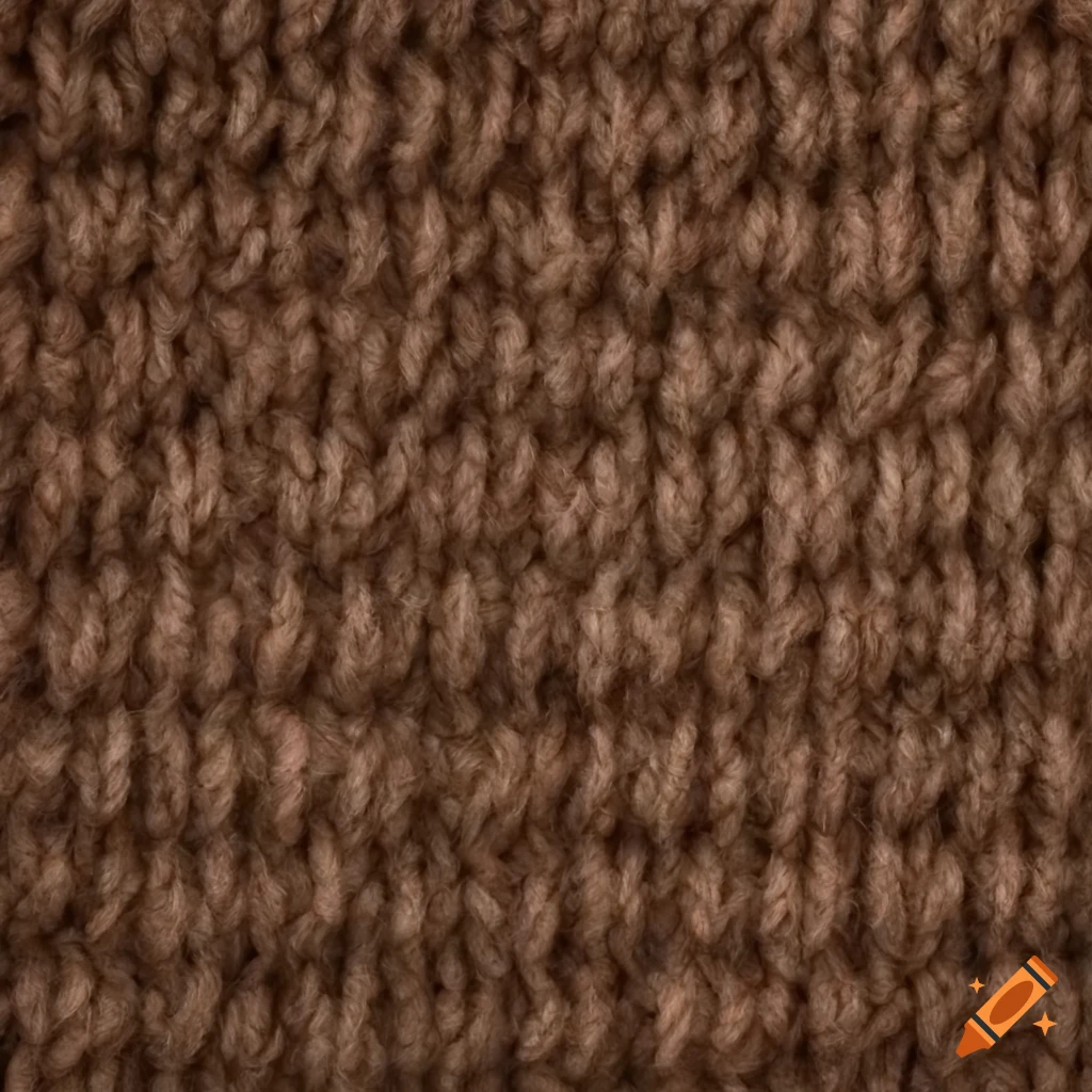 Brown knit texture