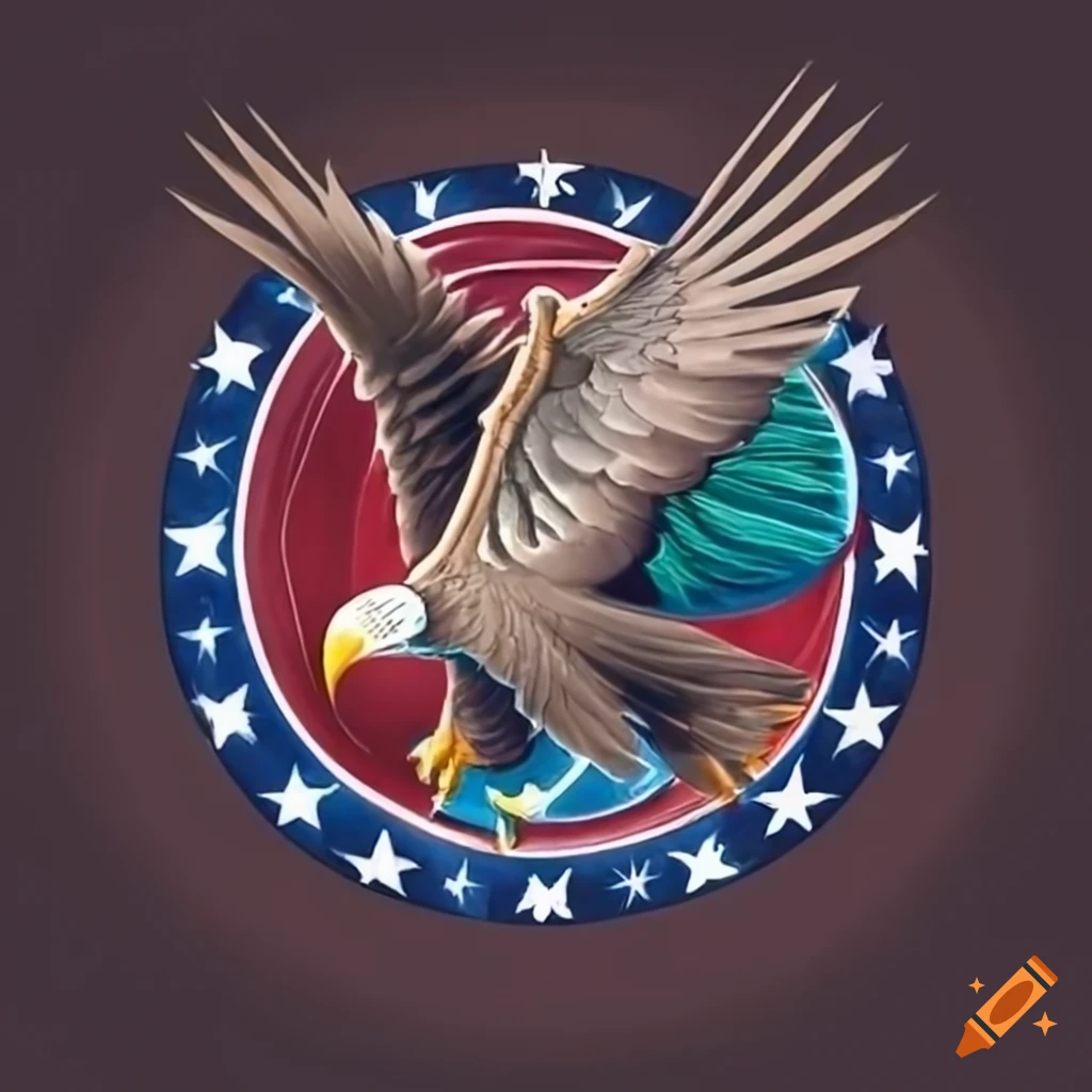 Fierce American Eagle in a logo design with 'Freedom' above and 'Bail Bonds' below