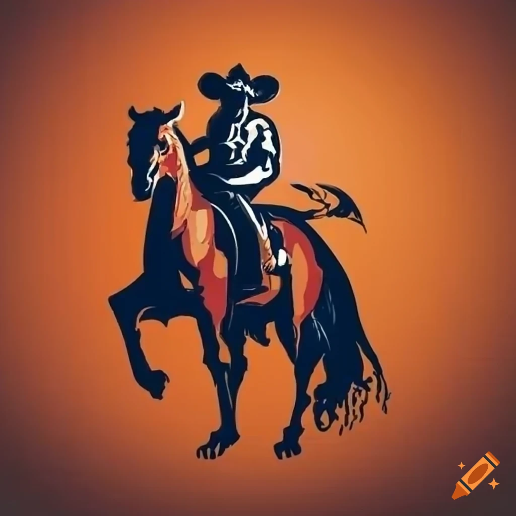 Cowboy football logo on Craiyon, image size:1024x1024