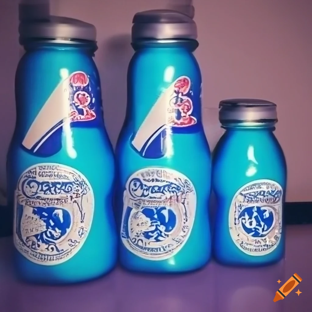 Moon-flavored soda in a blue can with hints of pink