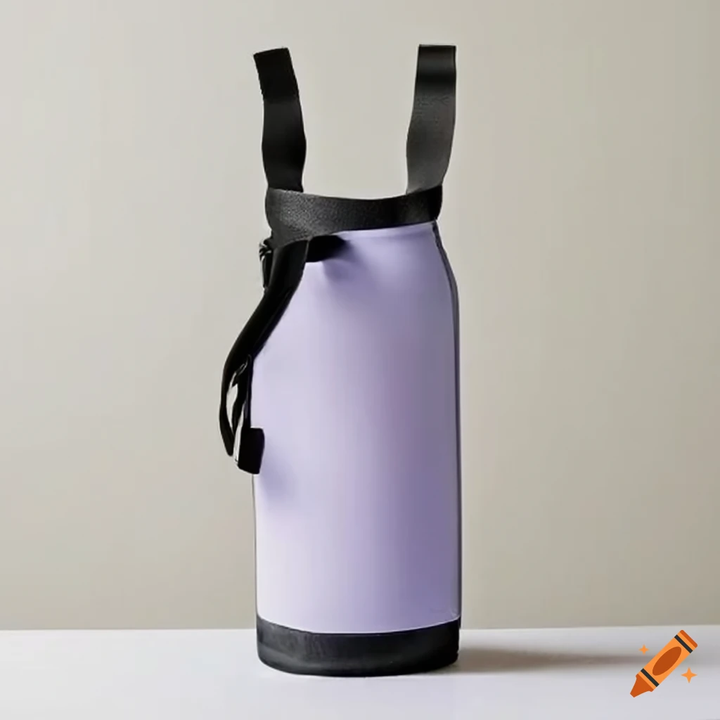 Fashionable water bottle carrier for outdoor activities with minimalist design