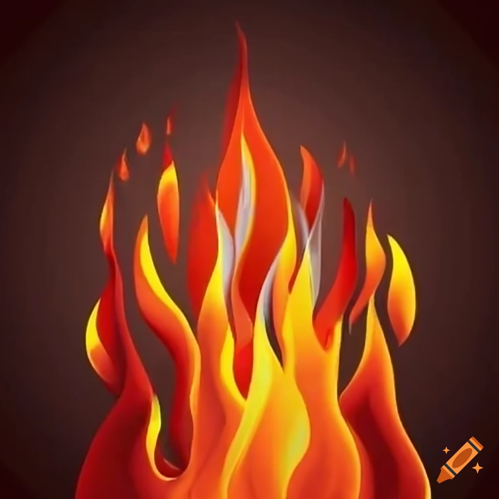 Volleyball flames