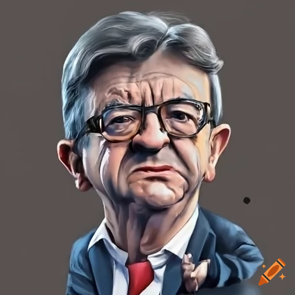 Jean-Luc Melenchon very upset