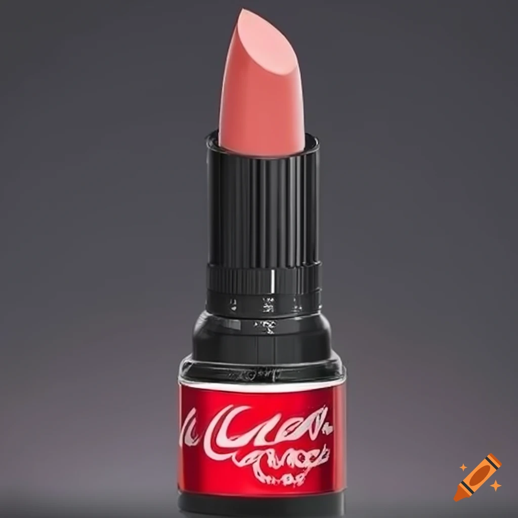 Coca Cola-themed lipstick product shot