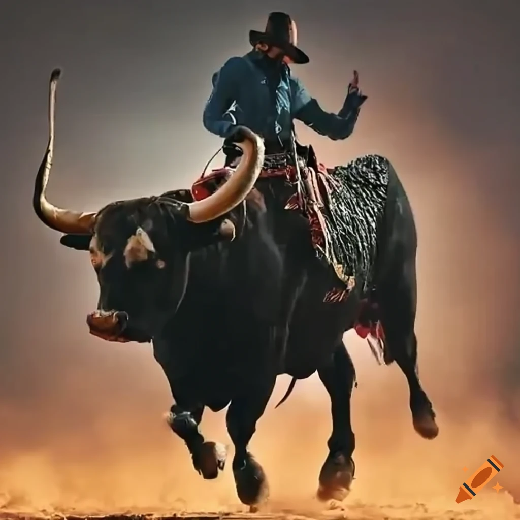 Western bar party featuring bull riding