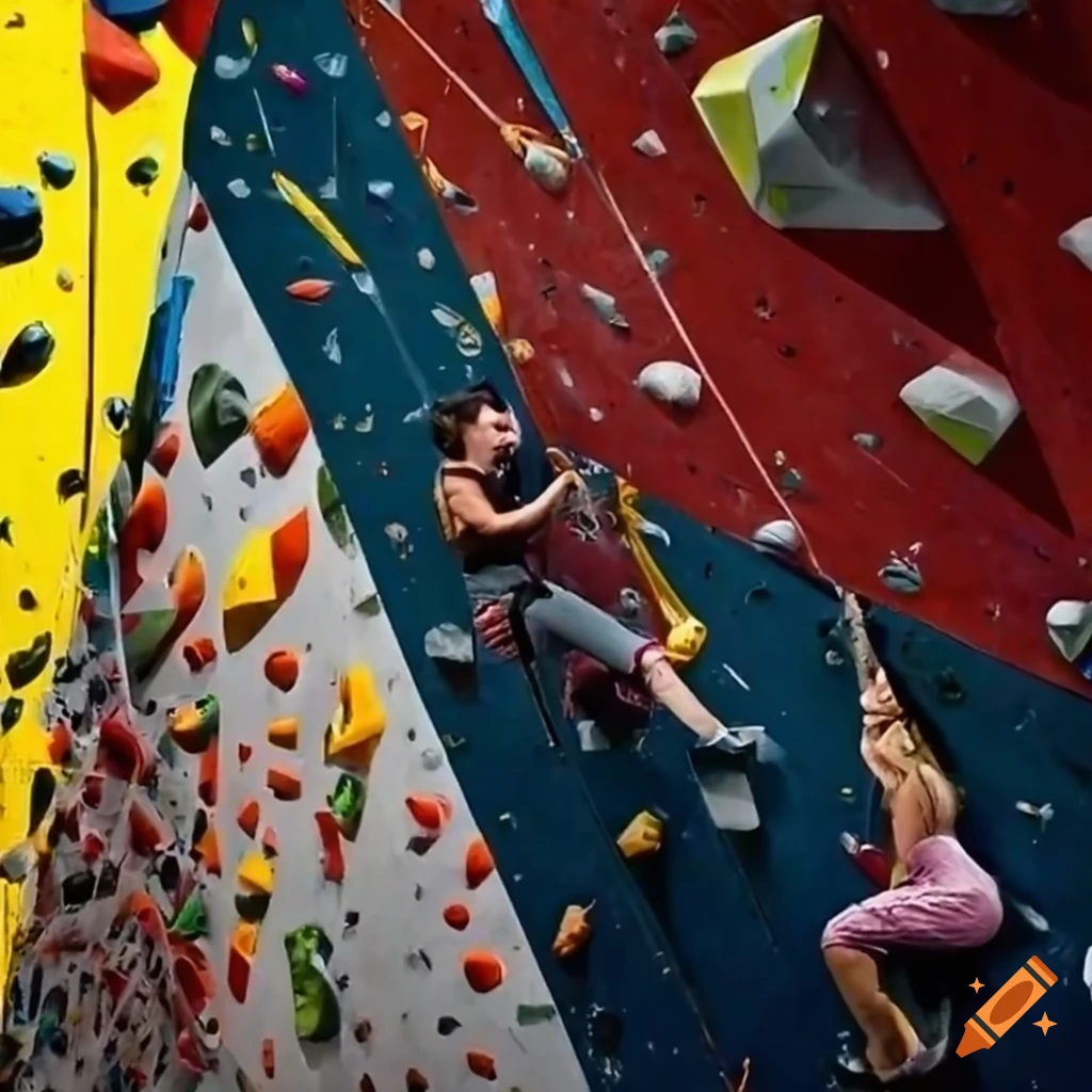 Competitive climbing wall design project