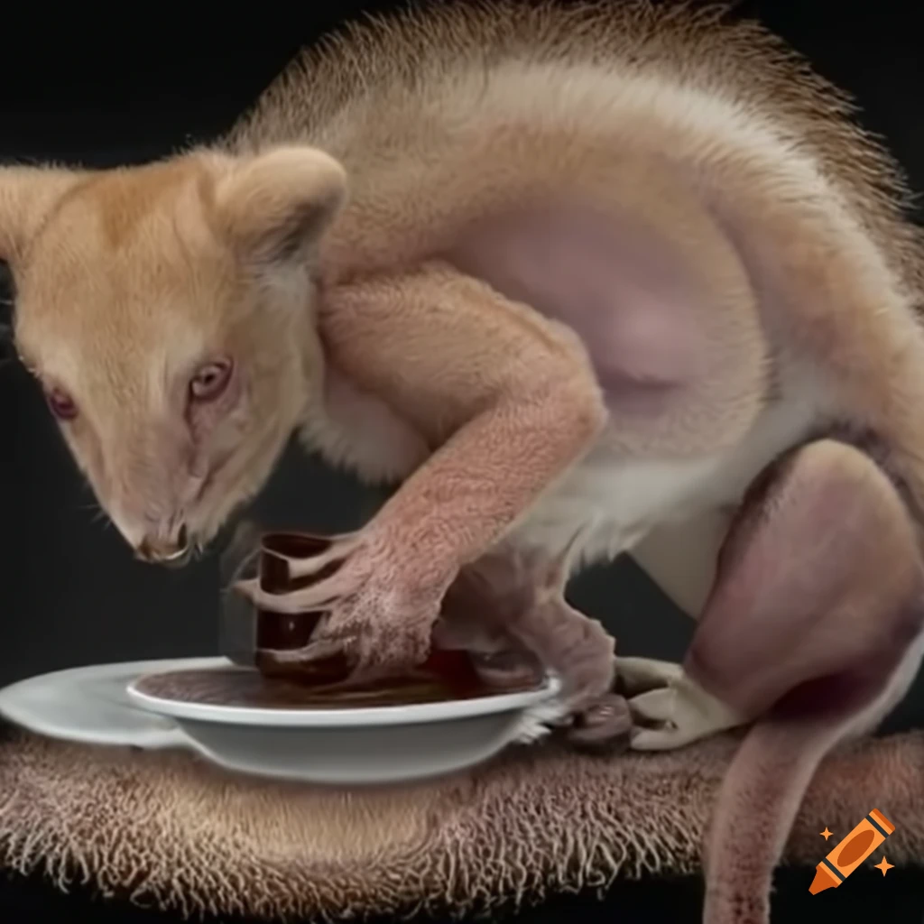 Evolved animal from a filter coffee machine in 16k resolution
